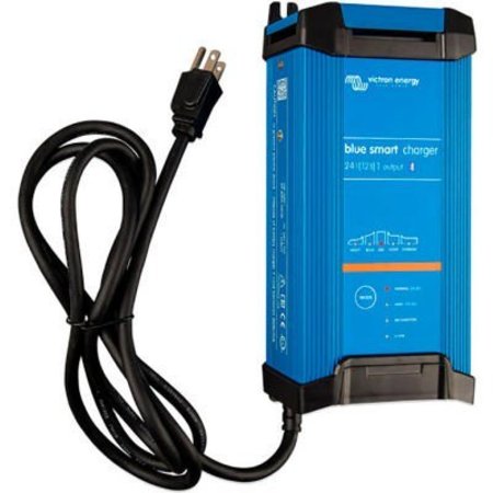INVERTERS R US Victron Energy IP22 Blue Smart Battery Charger w/Bluetooth, 24V/16A (1), 120V NEMA 5-15, ABS Plastic BPC241647102
